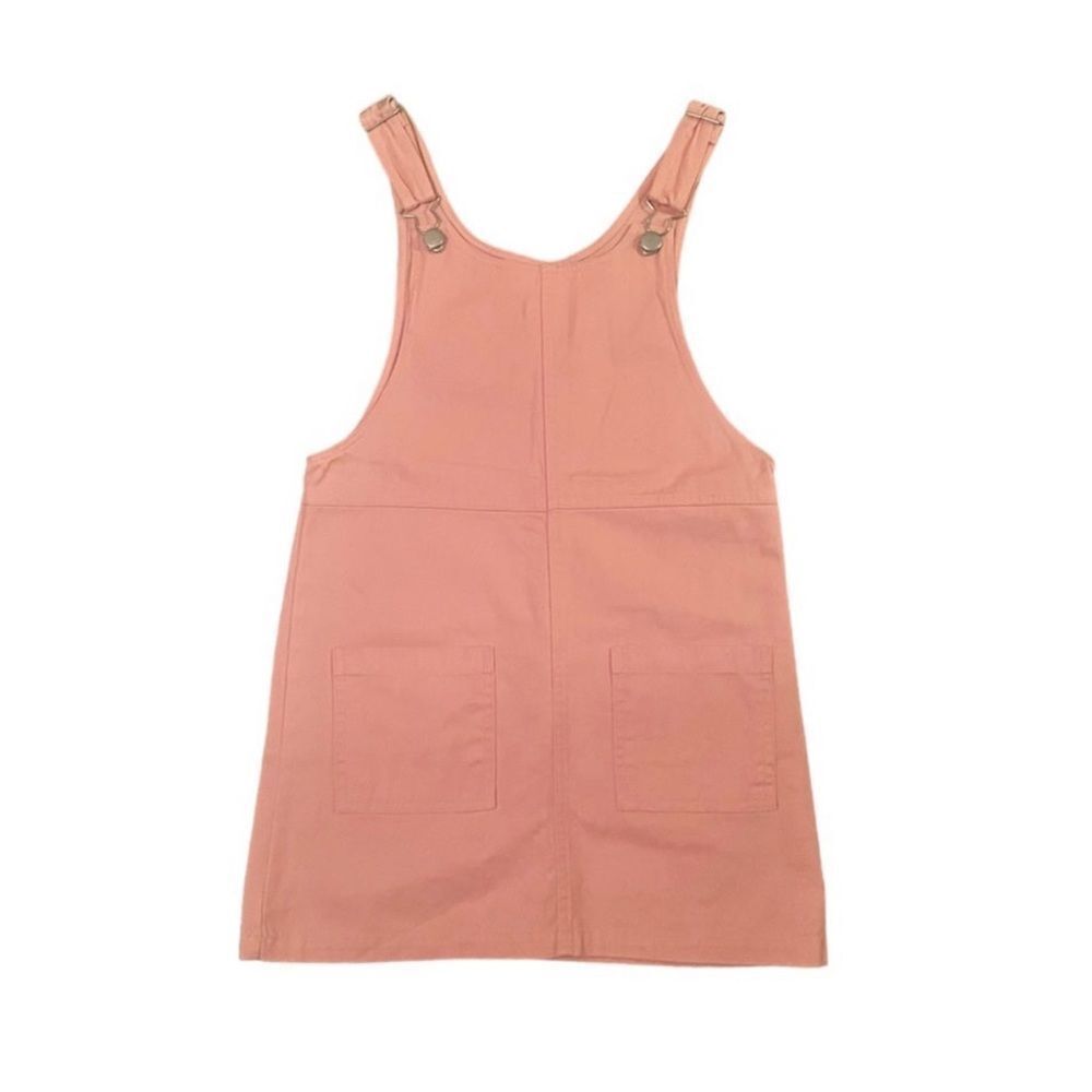Kids Forever 21 Overall Dress Pink 11/12 - Picture 1 of 4